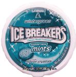 Ice Breakers  sugar free ultimate mouth freshening wintergreen breath mints with flavor crystals Center Front Picture